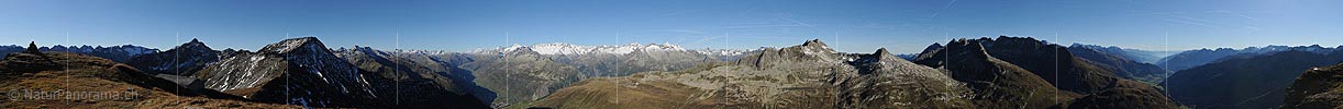 P013641: 360° Gipfelpanorama Pazolastock