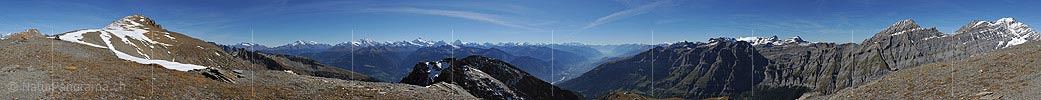 P013680: 360° Panoramabild Torrenthorn (Vorgipfel)