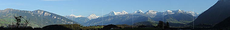 P013745a: Panoramafoto der  Berner Alpen