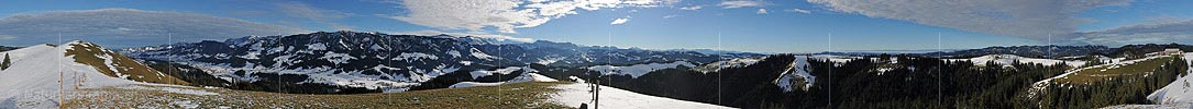 P014032: 360° Panoramafoto vom Bock (Hügel im Entlebuch)