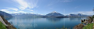 P015889: Panoramafoto Thunersee, Niesen und Stockhorn