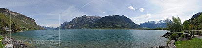 P016081: Panoramafoto Urnsersee bei Flüelen