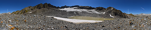 New in NaturPanorama.ch: 360° Panoramic photo Mutt glacier