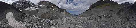 P018115: 360° Panoramafoto Gamchigletscher (Stand 7.2016)