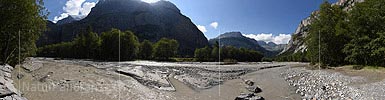 P018565: Panoramafoto Auenlandschaft im Gasteretal