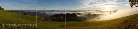 P018882: Panoramafoto Nebel zieht auf