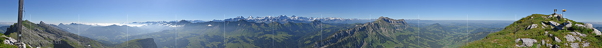 P019904: 360° Gipfelpanorama Schibengütsch (Schrattenfluh)