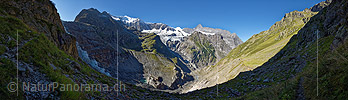 P020441: Panoramafoto Unders Ischmeer vom Einstieg zum Rots Gufer (Stand 8.2017)