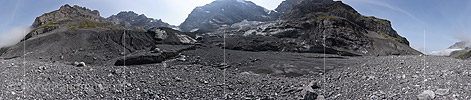 P020570: 360° Panoramafoto Gamchigletscher (Stand 9.2017)