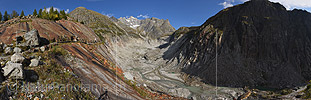 P020596: Panoramafoto Fieschergletscher (Stand 9.2017)