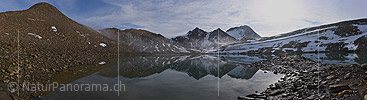P020943: Panoramafoto Spiegelung in Bergsee