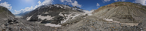 P021666: 360° Panoramafoto Oberaargletscher (Stand 7.2018)