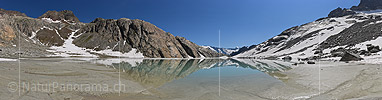 New in NaturPanorama.ch: Panorama photo Fine reflection in mountain lake