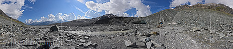 P021773: 360° Panoramafoto Schwarzberggletscher (Stand 7.2018)