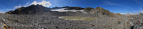 P022073: 360° Panoramafoto Muttgletscher (Stand 8.2018)