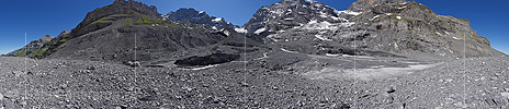 P023123: 360° Panoramafoto Gamchigletscher (Stand 6.2019)