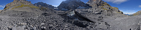 P023793: 360° Panoramafoto Gamchigletscher (Stand 9.2019)