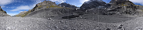 P023794: 360° Panoramafoto Gamchigletscher (Stand 9.2019)
