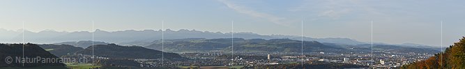 P023901a: Panoramafoto Stockhornkette, Gantrischkette, Kaiseregg, Le Moleson aus der Region Bern