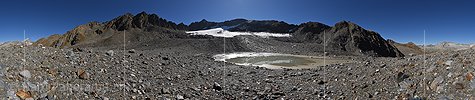 P026723: 360° Panoramafoto Muttgletscher (Stand 9.2023)