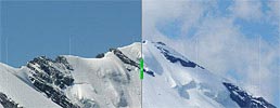V000001: Interaktiver Vorher-Nachher Gletschervergleich vom Blüemlisalpgletscher