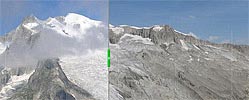 V000007: Interaktiver Vorher-Nachher Gletschervergleich vom Triftgletscher (Fieschertal)