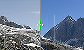 V000030: Interaktiver Vorher-Nachher Gletschervergleich vom Anungletscher
