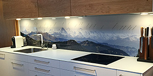 NaturPanorama.ch: Panoramafoto-Küchenspiegel aus Glas