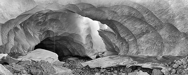 Schwarz/Weiss Panoramafoto Variante 12