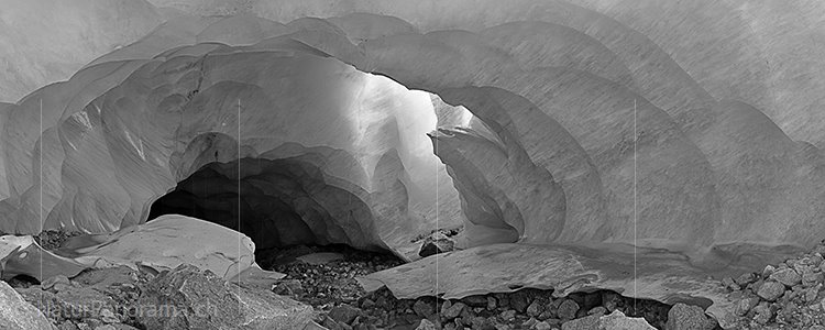 Schwarz/Weiss Panoramafoto Variante 50